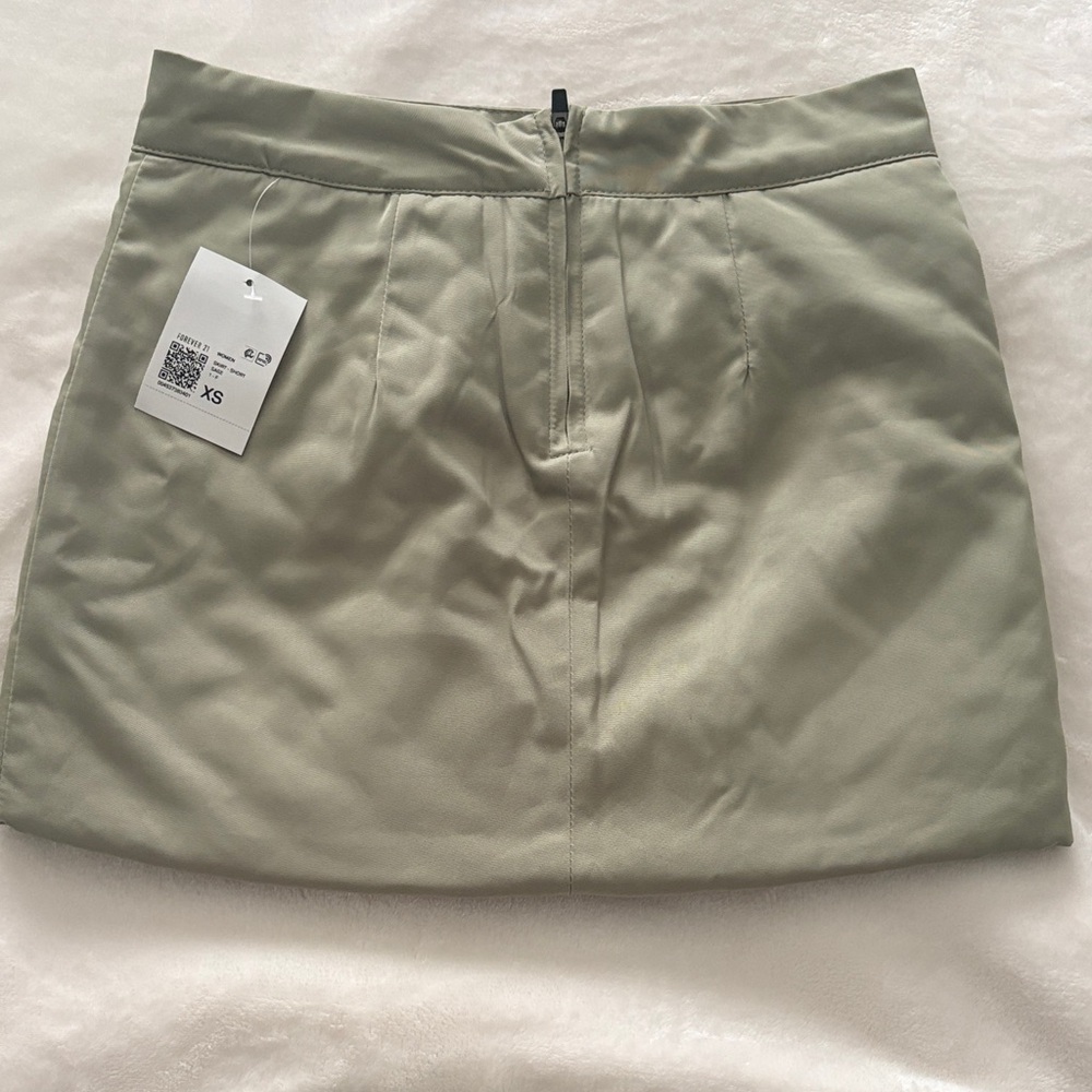 Forever 21 Sage Green Mini Skirt